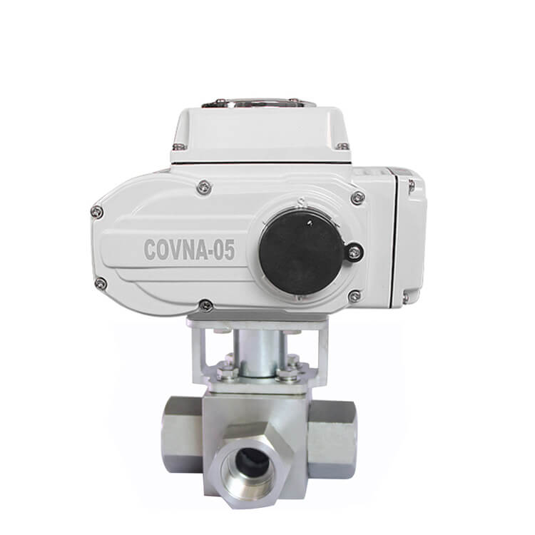 HK60-Q-GT 3 Way High Pressure Electric Ball Valve